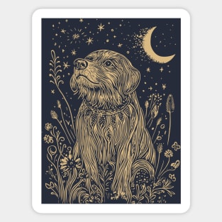 Celestial Shepherd – Guardian of the Night’s Cosmic Realm Sticker